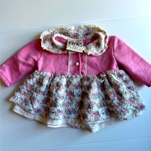 Vintage Triks Dress Shirt for Baby Girls 9 Months